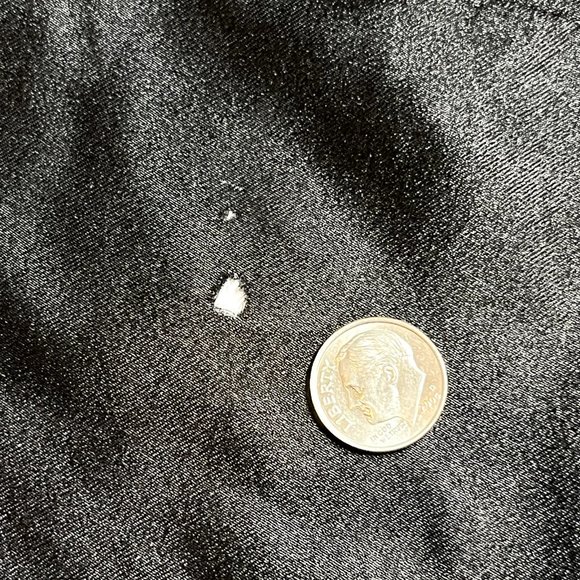 Antique Victorian Fortune Teller Topper Dress Top Black Satin Beaded & Tassels - Picture 14 of 16